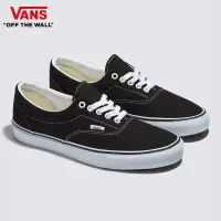 在飛比找新光三越 skm online優惠-【VANS】Era 男女款黑白色經典滑板鞋-US 5.5