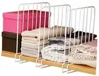 Set of 4 Vertical Closet Wood Shelf Divider- Only Need to Slide to Adjust The