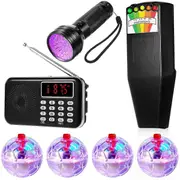 7 Pcs Equipment Kit for Electromagnetic Paranormal Investigations Home Office Inspections Gifts As Shown