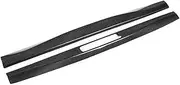 PLKGMLNO Car Door Sills Guard Plate Panel Cover Trim Compatible for Porsche 911 2016-2018 718 2016-2021 Dry Carbon Fiber(LHD)