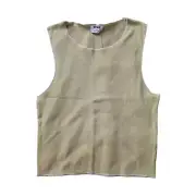Cotton On Retro Green High Neck Ribbed Tank Small Womens Clothing