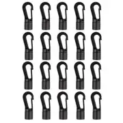 20PCS 8mm Shock Cord End Hook Boat Kayak Canoe Bungee Shock Cord Hook Hanging...