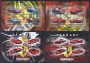 Ferrari Automobili Mini Sheet Set (4) MNH