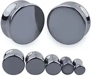 [COLLBATH] 1pair Piercing Plugs Ear Plugs Expander Saddle Expander Set Black Stone Auricle Puncture Ear Expansions Ear Expanders Ear Piercing Plugs Extender Dilator Earplugs Body Jewelry