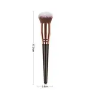 Violeta - Makeup Brush / Dual Head Makeup Brush (various designs) 05 - 1 Pc - Foundation Brush - Brown & Gold & Black - One Size