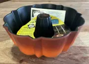 NORDIC WARE Vintage 9” Mini Bundt Pan Heavy Cast Aluminum Orange