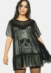 [Current Mood] Plus Use Your Manners T-Shirt Dress