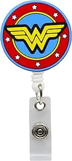 Superhero Woman Nurse Badge Reel - ID Holder for Nurses Hospitals Doctors and Office Staff | Show Your Strength and Unity of All Women