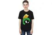 Looney Tunes Boys Marvin The Martian Cotton T-Shirt (Black) - UTBI1215