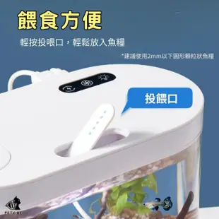 【Petvibe寵趣生活】USB充電桌面迷你懶人魚缸(辦公室魚缸/小魚缸/迷你水族箱/孔雀魚/蝦蟹)