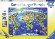 Ravensburger Puzzle 300pc - World Landmarks Map
