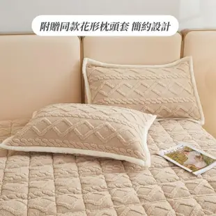 【寢聚 Sleep Club】買一送一 塔芙絨床墊枕套組-單人/雙人/加大任選(法蘭絨 保暖墊 床墊 軟床墊 床包 暖墊)