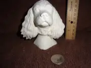 Cocker Spaniel Dog Head Bust Ceramic Bisque U-Paint Ready to Paint