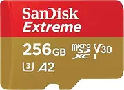 SanDisk Extreme 256GB MicroSD Card for Mobile Gaming, with A2 App Performance, Supports AAA/3D/VR Game Graphics and 4K UHD Video, 160MB/s Read, 90MB/s Write, Class 10, UHS-I, U3, V30