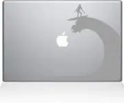 The Decal Guru Big Wave Decal Vinyl Sticker, 13" MacBook Pro