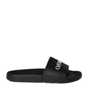 Bookish logo-print slides 39 black