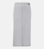 [Miu Miu] Miu Miu Silk midi skirt AU 14 grey