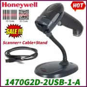 Honeywell Voyager 1470g 1470G2D-2USB-1-A 2D Barcode Scanner W/ USB Cable+Stand