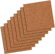 Quartet Cork Tiles, Cork Board, 12" x 12", Bulletin Boards, Natural, 8 Count (108)