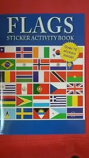 Home School Learning Geography At Home Flags U.S and World Stickers
