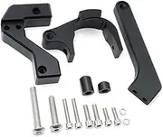 ZUXIM Stable Bracket Steering Damper, for VSETT, 10+ Electric Scooter Spare Parts Electric Scooters Damper Kit(Black Bracket1)