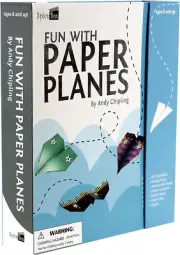 Paper Airplane Kit Origami Plane Instruction Book and Supplies Model Toy Craft