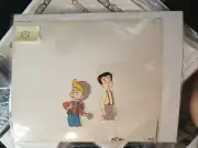Back to the Future Series Animation Production Cel Universal Studios COA #83