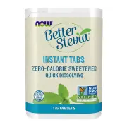 NOW Foods Better Stevia Instant Tabs, Zero-Calorie Sweetener Non-Gmo 175 Tablets