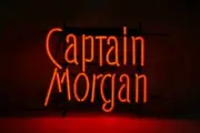 17"x14" Captain Morgan Rum Red Neon Sign Light Lamp Visual Beer Bar Artwork L767