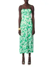 Maje Patterned Maxi Dress