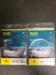 2 Pack Rio Redfish and Seatrout Tapered Leader - 8lb