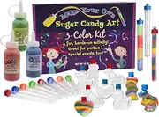 Fruidles Sugar Candy Art Bottle, 3-Color Kit, Hands-On Activity, Great for Parties, Special Events, DIY Arts & Crafts, Party Favors (Sour Cherry, Green Apple, Blue Raspberry)