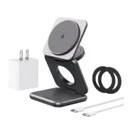 Wireless Charger for Samsung,Zinc Alloy Foldable 3 in 1 Wireless Charging