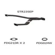Redback Sports Pipes to suit Ford Falcon Eb-Au V8 Xpipe (Use With Str235, Str240 & Str241) - STR235EP