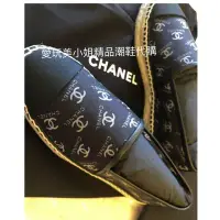 在飛比找Yahoo!奇摩拍賣優惠-chanel 香奈兒 滿版 新款logo 漁夫鞋