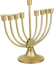 Branches Menorah Candle Holder Retro Candelabra for Hanukkah Weddings and Parties Elegant Decorative Stand for Romantic Candlelight Dinners and Festive Table Centerpieces