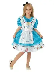 Alice In Wonderland Deluxe Girl's Costume