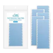 60 Pieces Hair Extension Tape Tabs Double Sided Extension Tapes for 4cm x0.8c...