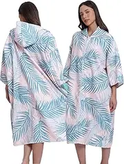 DJAPWPX Hooded Changing Robe, Fashionable Versatile Cover Up Changing Towel, Absorbent Easy to Wear Changing Towel, Swim Robe Poncho for Swimming Pool