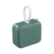 Mini Power Bank And Phone,The Back Of The Handbag Comes With A Built-in Power Bank And Phone Green