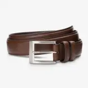 NEW F2 Allen Edmonds Wide Basic Men's Dress Belt #1015665 Coffee - Size 40
