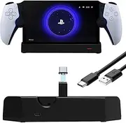 Megadream PS Portal Charging Dock for PlayStation Portal Remote Player, Magnetic Type-C Adapter, Charging Stand with Protection, LED Indicator, Compact and Portable