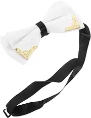 [ROMANSENTIAL] Bow Ties for Men Pre Tied Bowtie Adjustable Mens Bow Tie for Tuxedo Vest Wedding Party Graduation