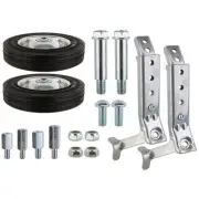 Sunlite HD Adjustable Training Wheels Fits 20in to 26in Wheel Bikes Silver