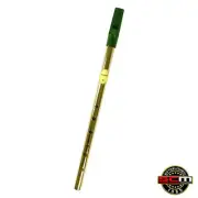 Feadog Irish D Whistle Brass w Instructions, Finger Chart & Songs