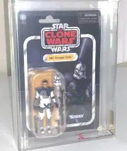 Star Wars Clone Wars VC176 2021 ARC Trooper Echo AFA 9.25 Graded UV Upgrade