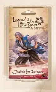 Legend of the Five Rings LCG Justice for Satsume Dynasty Pack New Factory Sealed