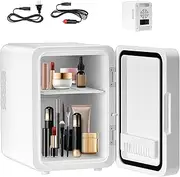compact car refrigerator, car and home refrigerator, cosmetic refrigerator for skin care, charging cooler and warmer refrigerator for home, drunk