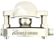 Alarmed stainless steel trailer coupler hitch lock loud alarms 120dB alarm tr...