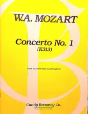 W.A.Mozart Concerto No. 1 (K313) for Flute with Piano Accompaniment